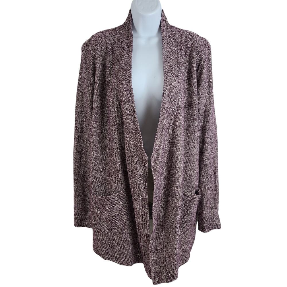 Roots Canada Chunky Duster Cardigan Sweater Red Medium